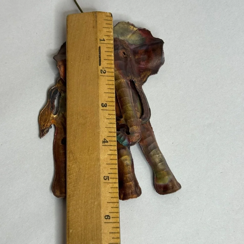 Handcrafted Metal Elephant Ornament Carnival Suncatcher Garden‎ Decor
